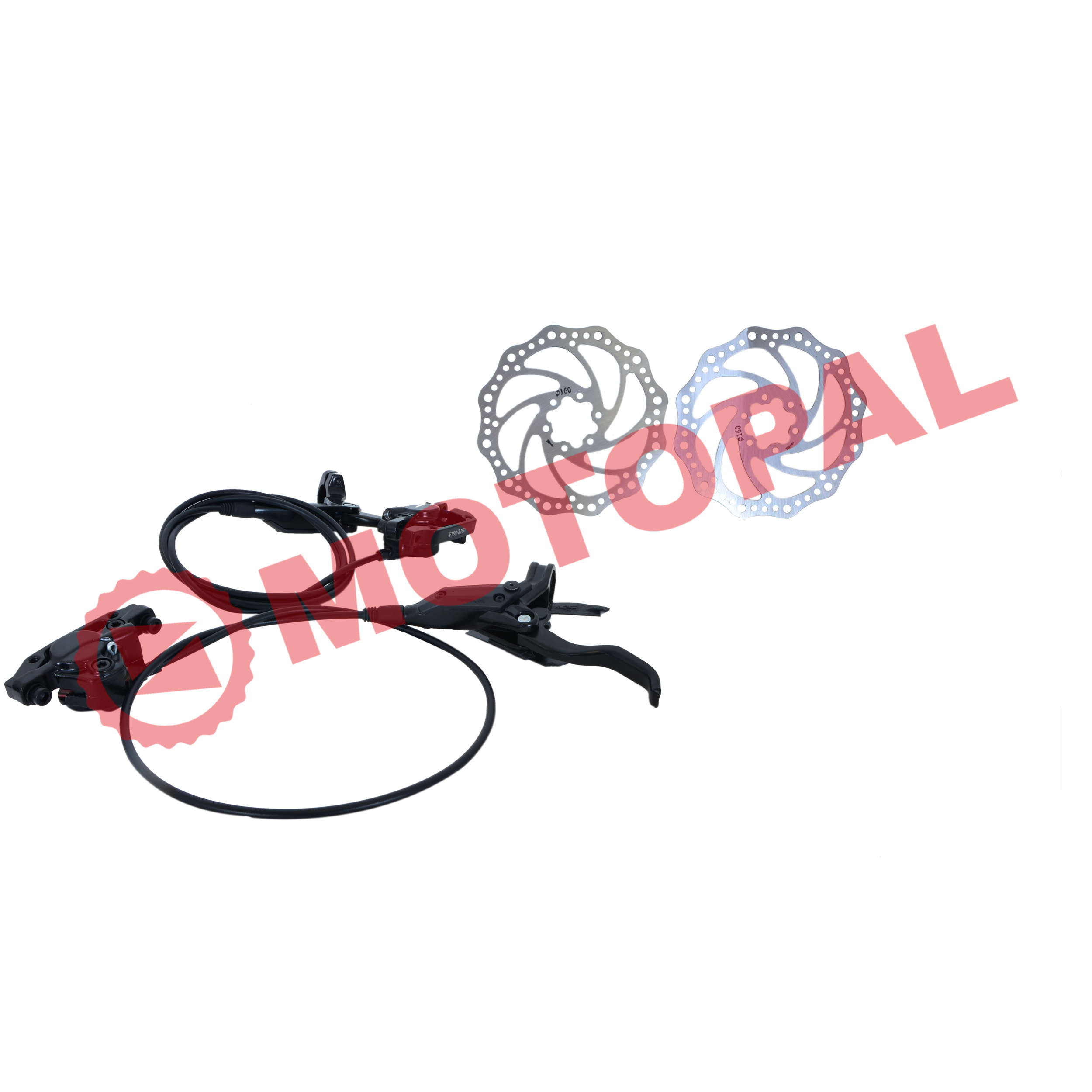 HİDROLİK FREN SETİ ÖN - ARKA [ROTOR 160-KABLO 80-140 cm] RECTUS