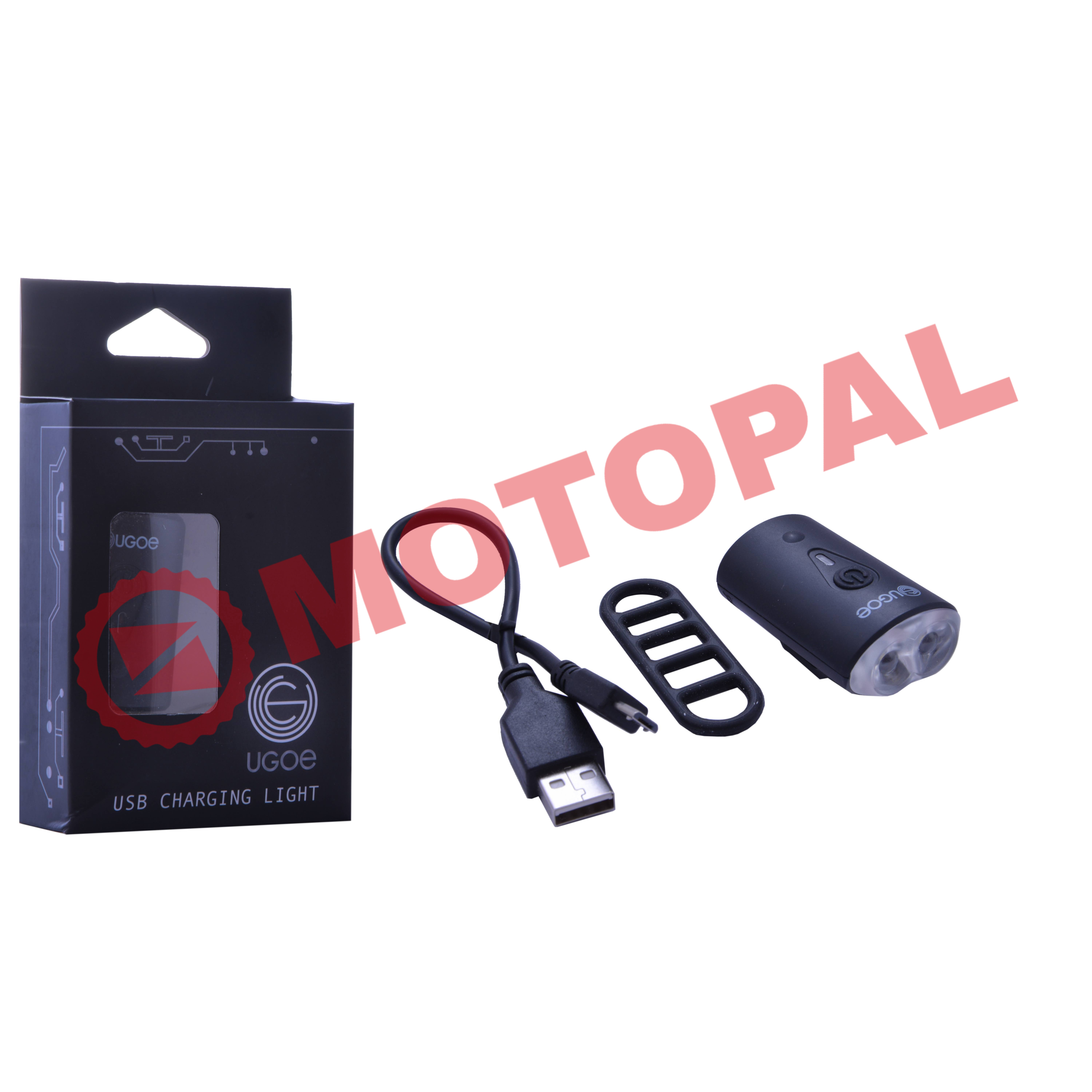 ÖN FAR 2 LEDLİ - 100 LUMEN-USB ŞARJLI-NB26-00 UGOE