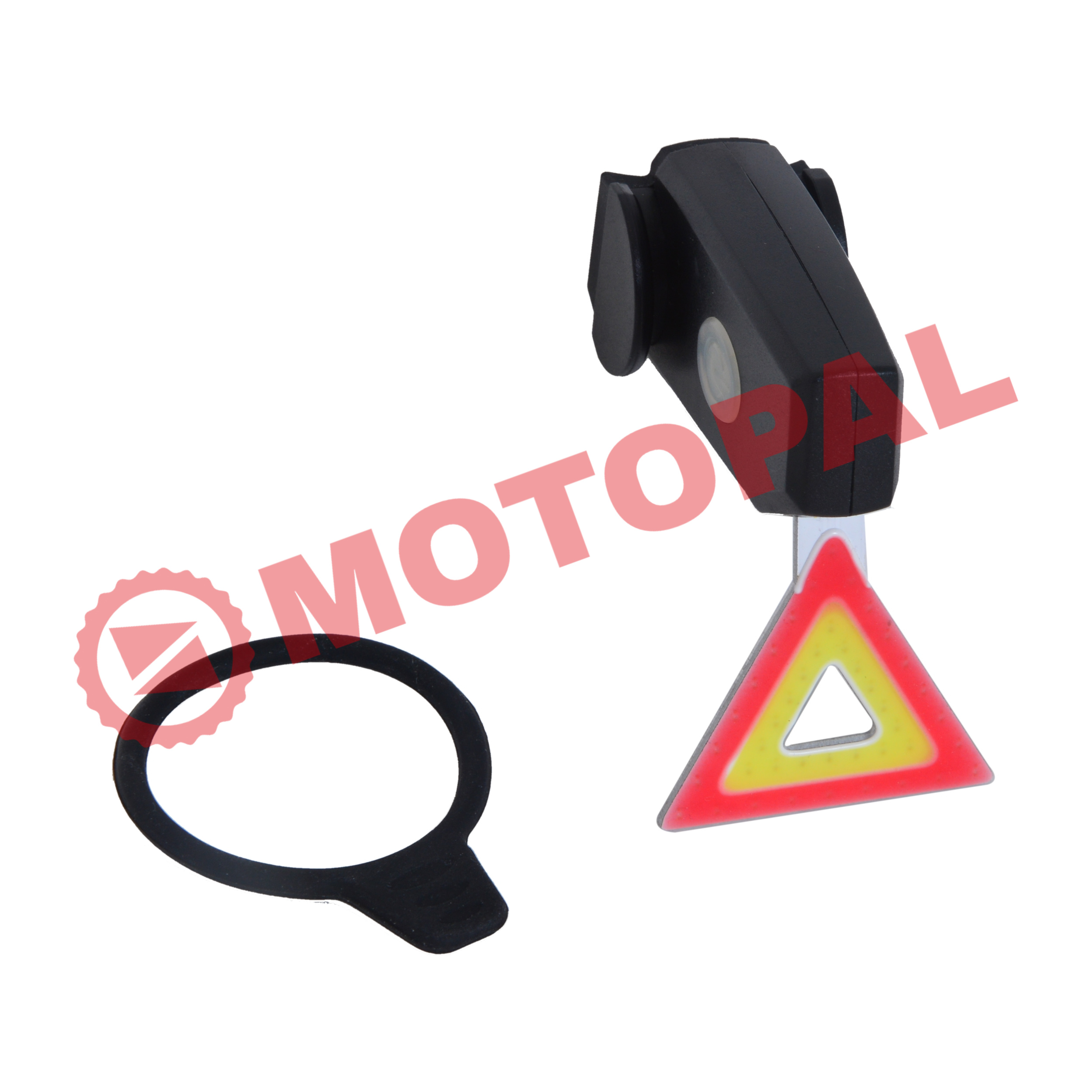 BİSİKLET ÇAKAR 5 FONKSİYONLU SARI-KIRMIZI IŞIKLI [USB GİRİŞLİ]