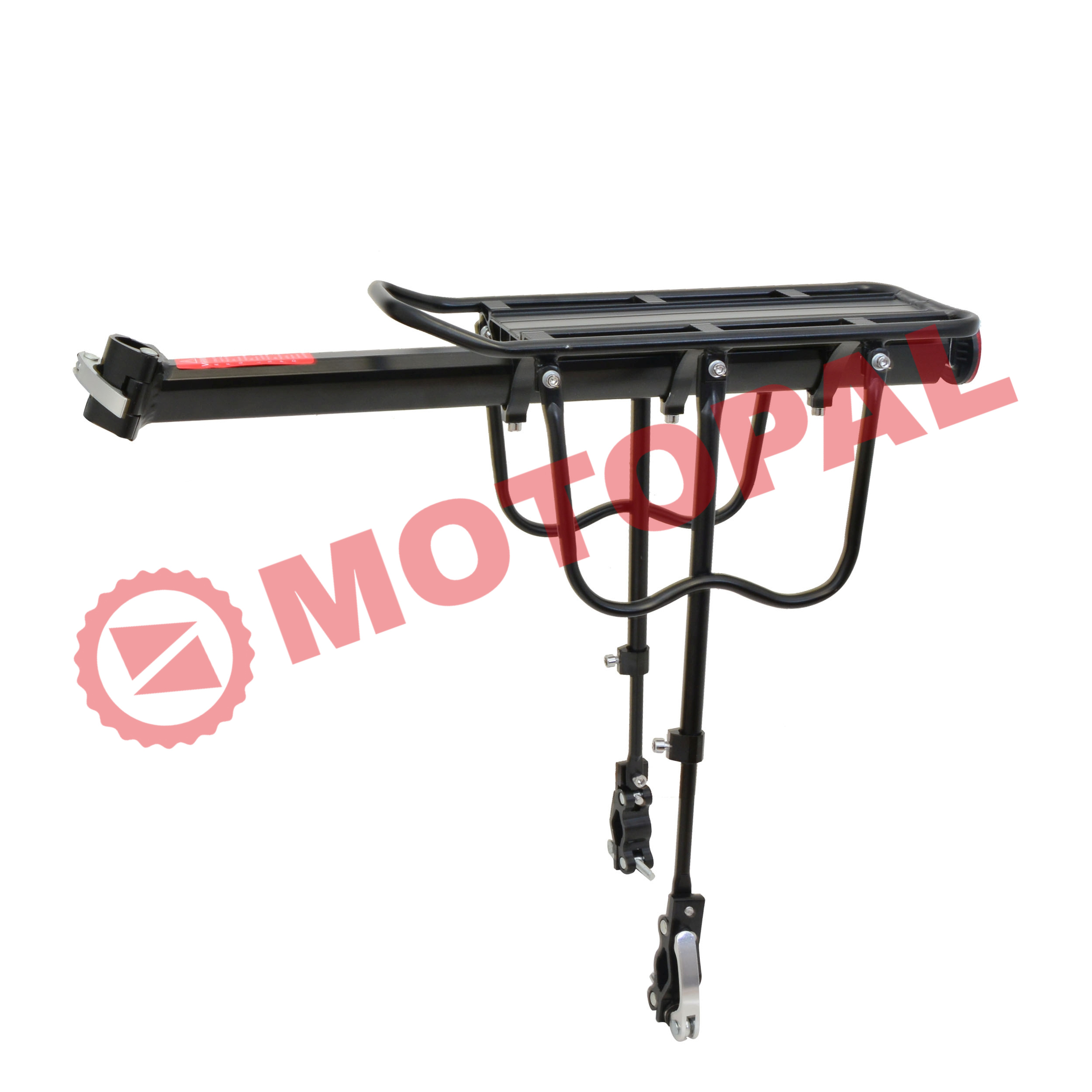 24 - 28 MTB BAGAJ ALÜMİNYUM SİYAH [SIKMA LEVYELİ-KOLAY BAĞLANTI]