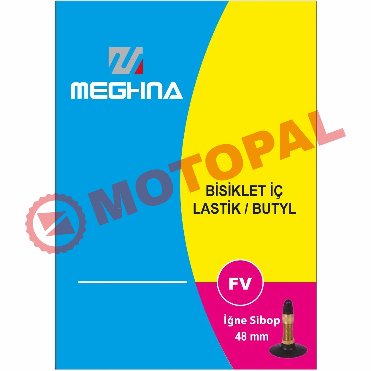 26 x 1.95 / 2.125 F/V [48 mm] - BUTYL [KUTULU] - MEGHNA