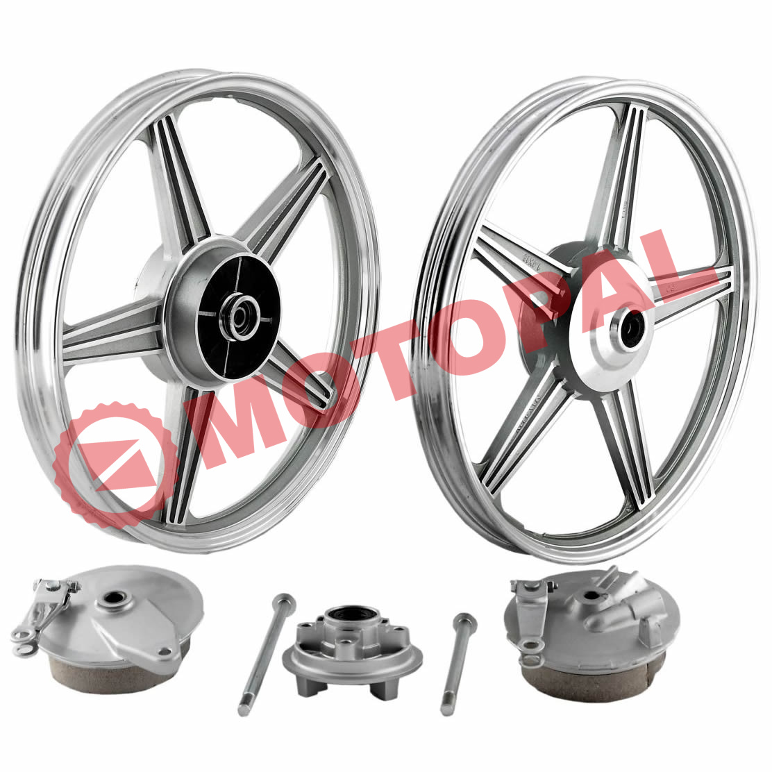 ÖN-ARKA JANT ALÜMİNYUM BÜYÜK BALATA-KAMPANALI-DİŞLİ TAMBURU DAHİL ÖN 1.40*18-ARKA 1.85*18 CG OEM KL