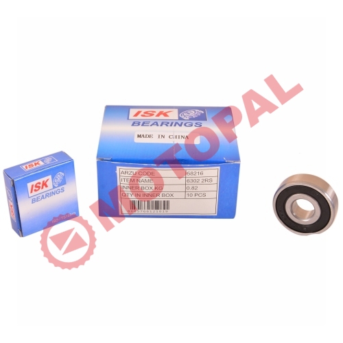 RULMAN [PLASTİK KAPAKLI] 6302