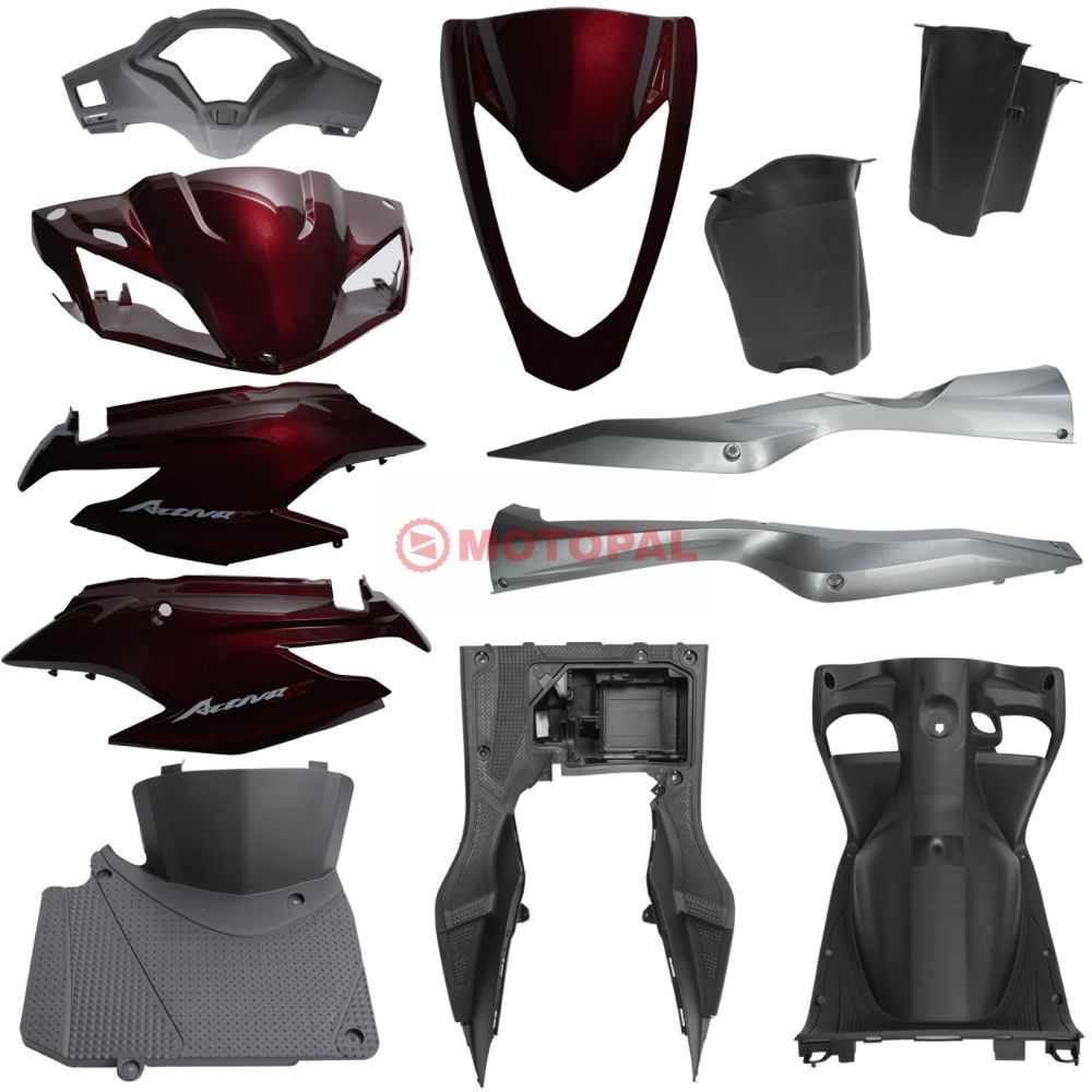 KAPORTA SET [BORDO] [ESKİ MODEL] HONDA ACTIVA S