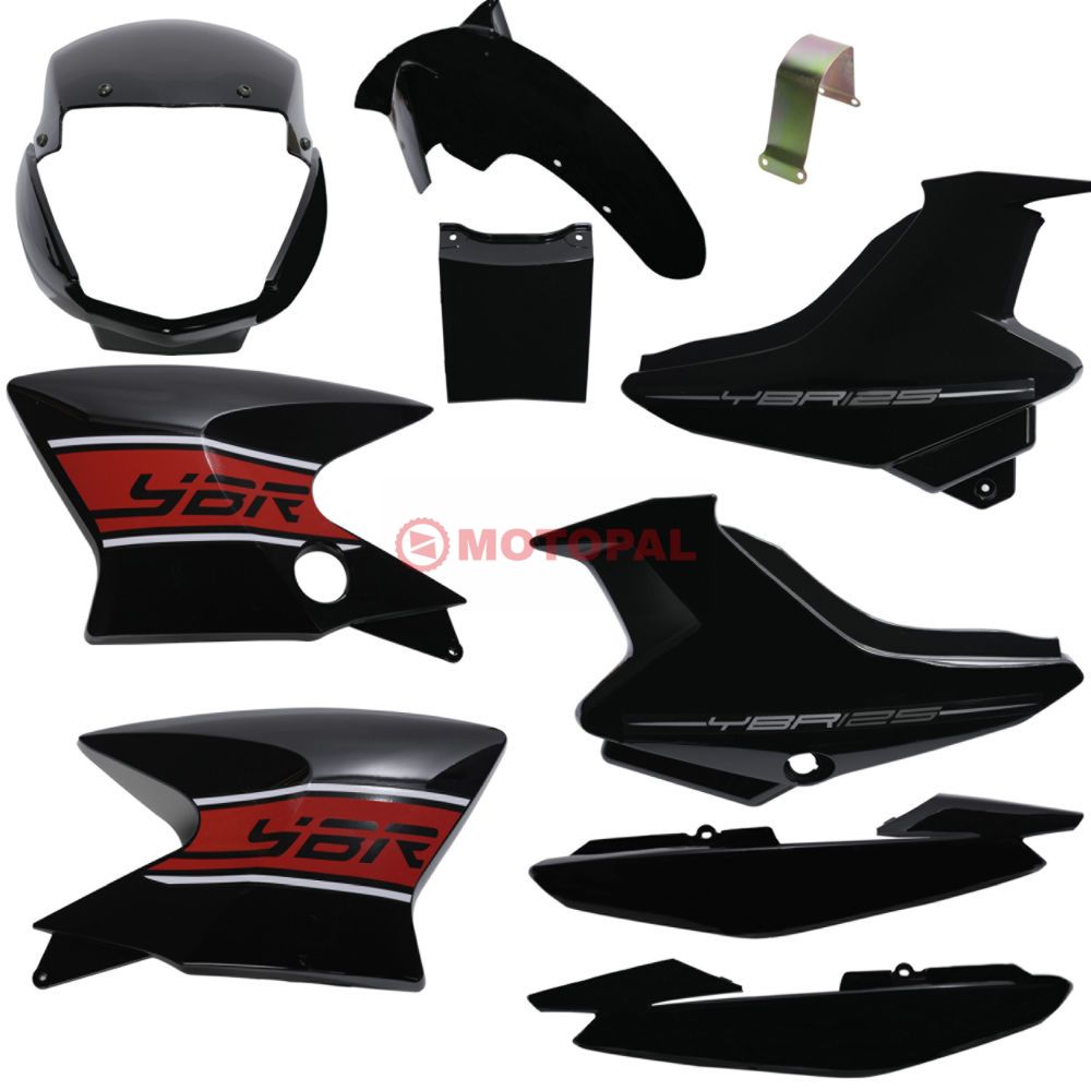 KAPORTA SET [SİYAH] YAMAHA YBR K