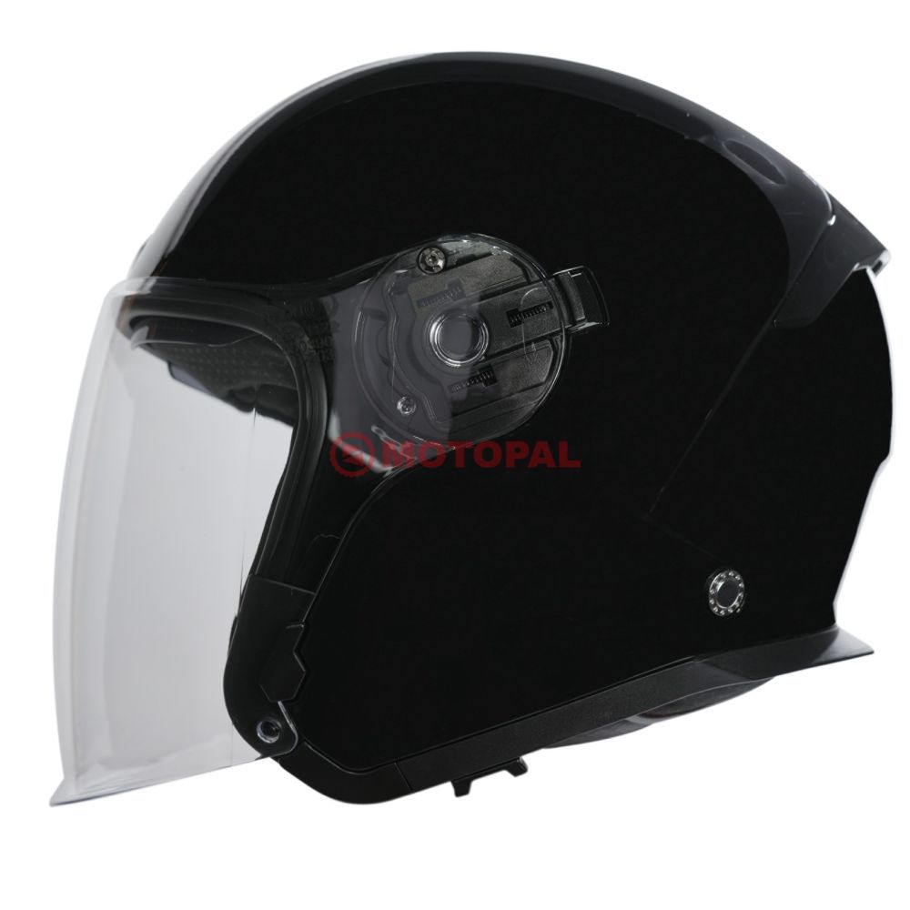 BEON- ÇENESİZ VİZÖRLÜ YAZLIK KASK [B203] [PARLAK SİYAH] [XXL]